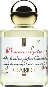 Clairjoie - Huile caline de massage comestible - cacao