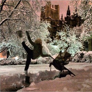 ballerine accouche et danse
