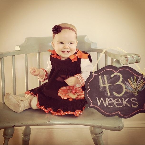 52 clichés de son bébé en une année !