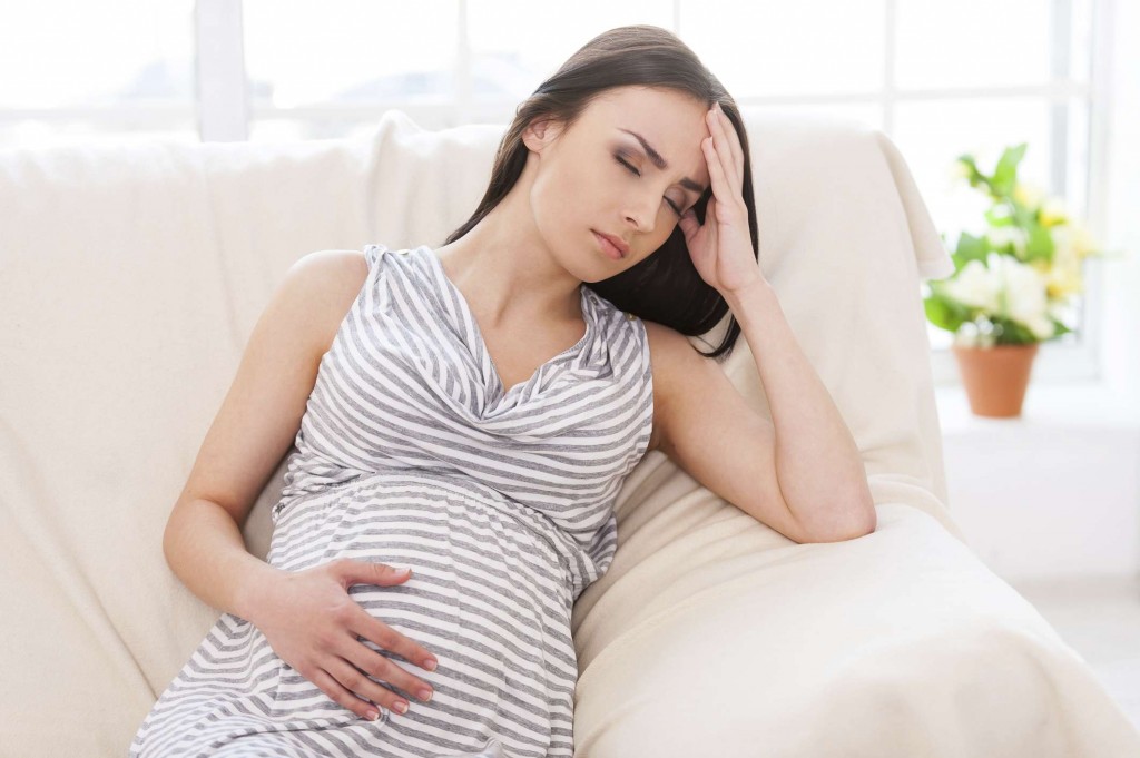 migraines et enceinte-neuf mois