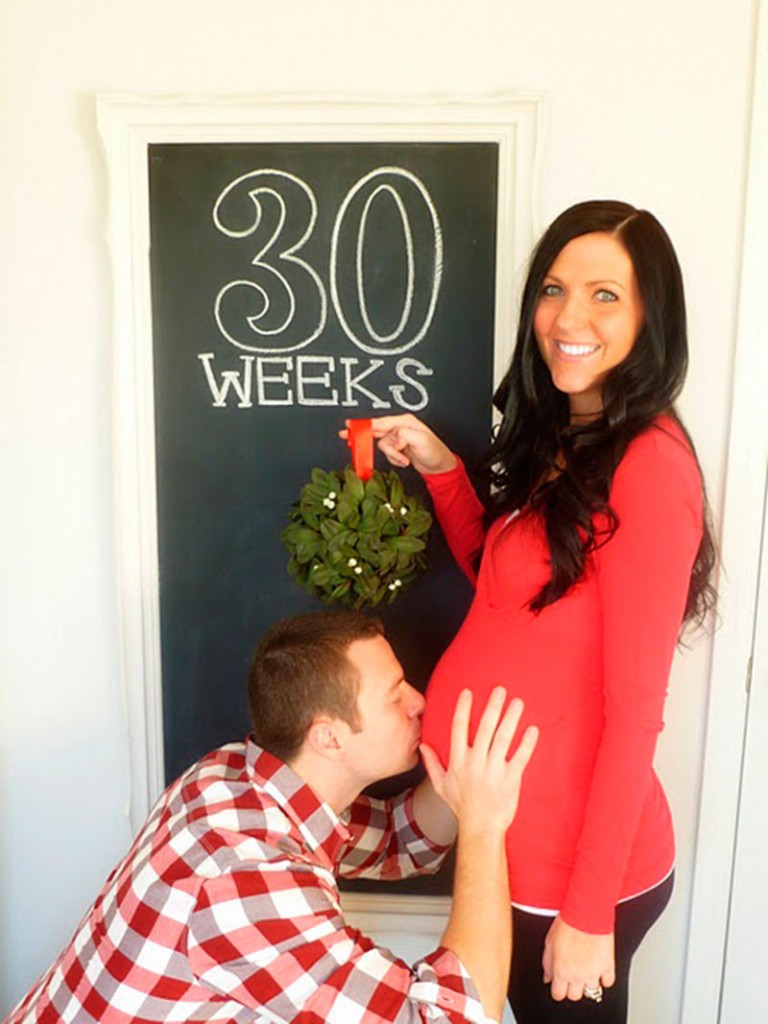 annonce de grossesse pour noel