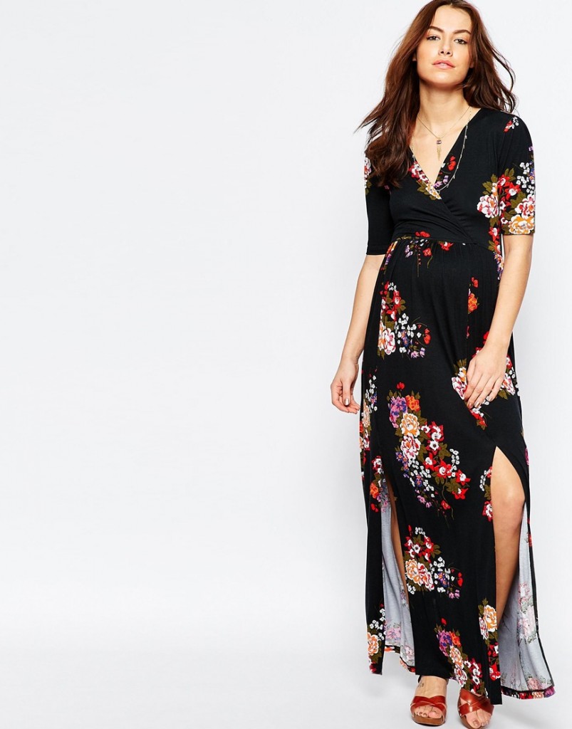 Asos Maternity maxi robe floral