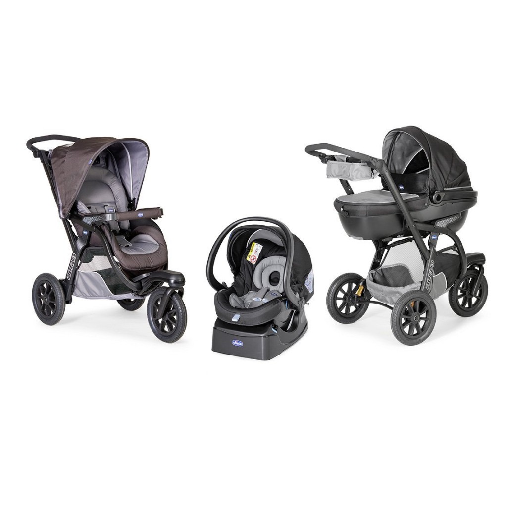 Chicco Trio Activ 3 Poussette Gris