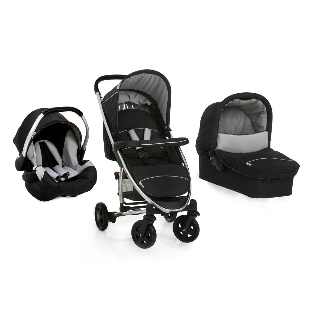 Hauck 142806 Miami 4 Trio Poussette combinee avec nacelle et siege auto Groupe 0+