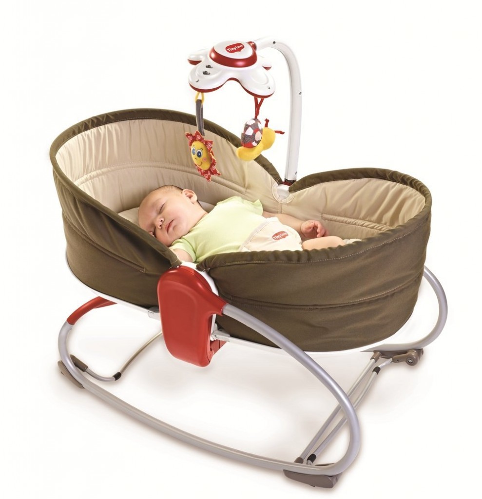 Tiny Love Transat & Balancelle Rocker Napper 3 en 1 Marron