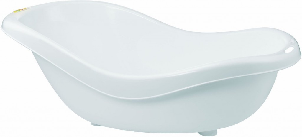 bebe Confort Baignoire Ergonomique Avec Vidange Ondes Positives Blanc