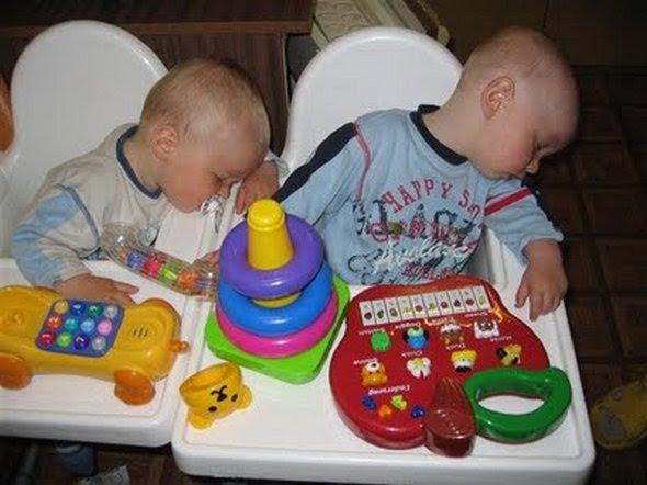 Un repos bien mérités pour des bébés plein d’énergie !