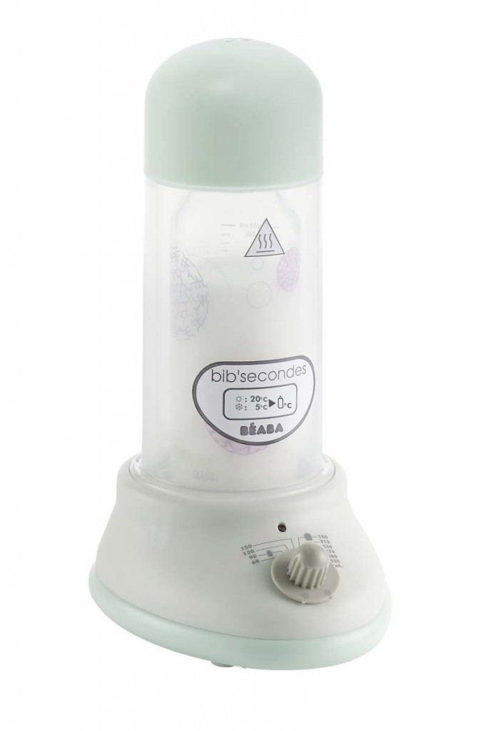 Beaba Bib Second Electronique chauffe biberons vapeur, poudre bleu