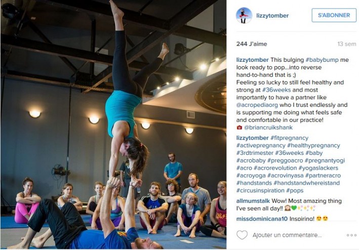 instagram lizzy tomber position a lenvers