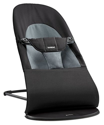 Babybjorn Transat Balance Soft Noir Gris Fonce, Coton