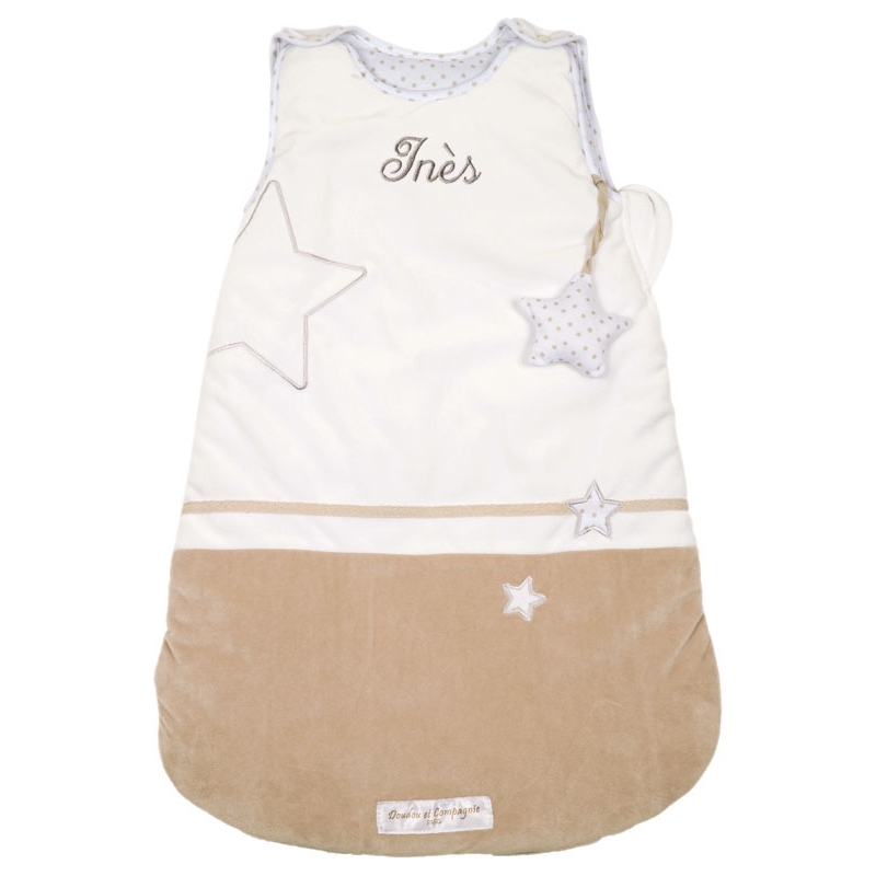 gigoteuse lapin celeste ourson calin cadeau naissance personnalisable