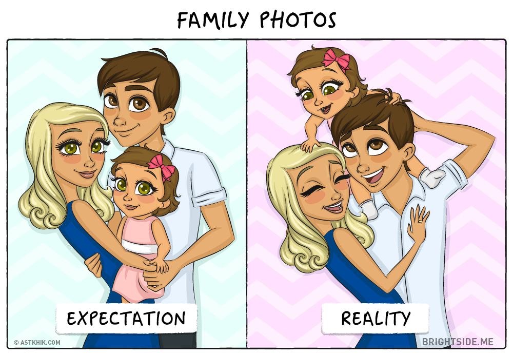 bebe attentes realite photos famille