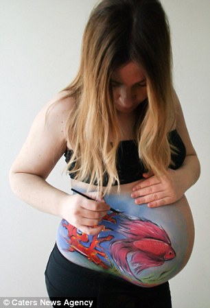 body-painting-corps-femme-enceinte-dessin-6