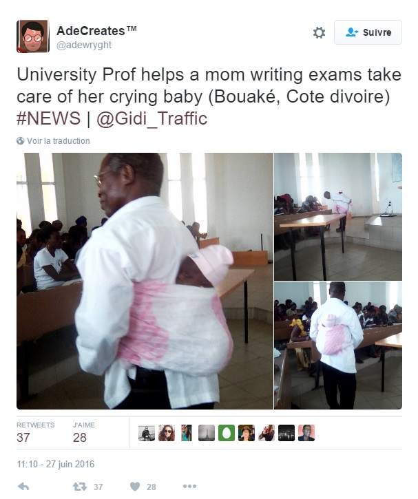 professeur-cote-divoire-garde-bebe-eleve-twitter-photos