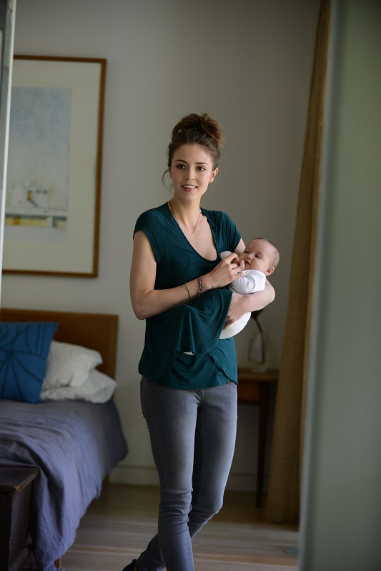 T shirt evolutif Colline vert fonce Vertbaudet