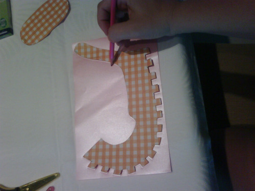 DIY babyshower mini souliers etape 1