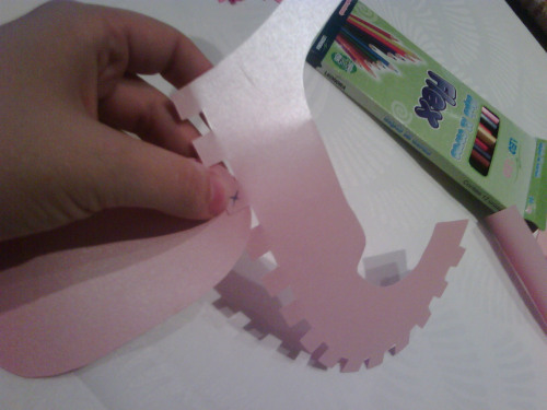 DIY mini souliers etape 4