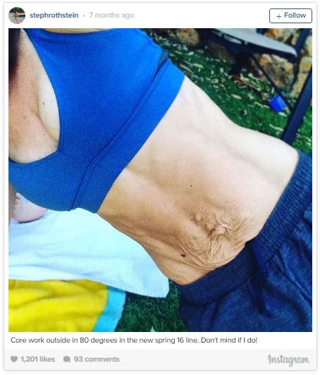 elle affiche son corps post grossesse sur instagram 6