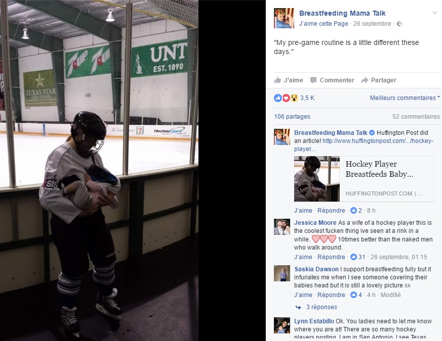 maman-allaite-bebe-apres-entrainement-hockey-photo-facebook