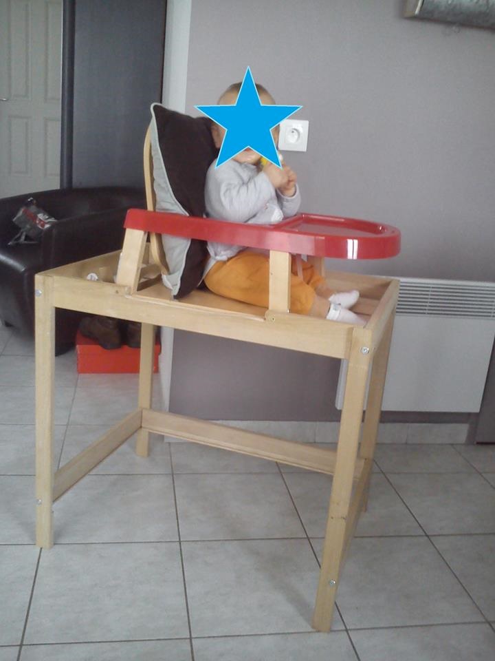invention maman handicapee pour sccuper de bebe chaise pour bebe