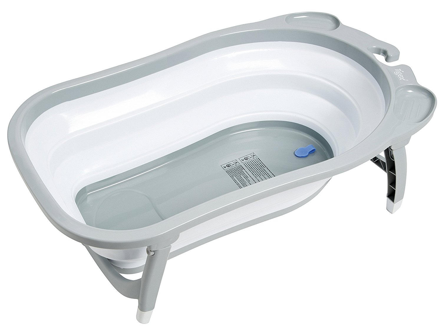Tigex Baignoire Pliante Gris