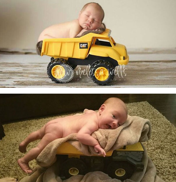 ces parents ont tente de reproduire des cliches avec leur bebe et se sont bien rate 04