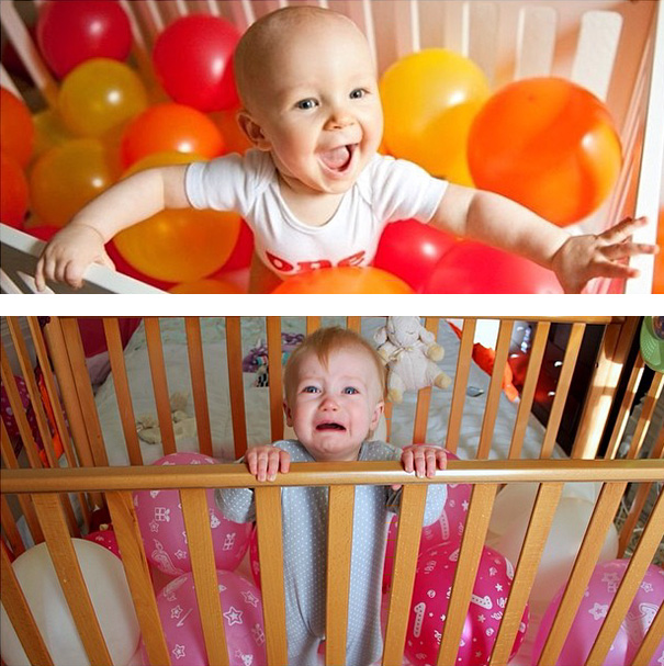 ces parents ont tente de reproduire des cliches avec leur bebe et se sont bien rate 15
