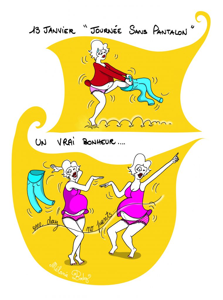 Journee sans-pantalon melanie body