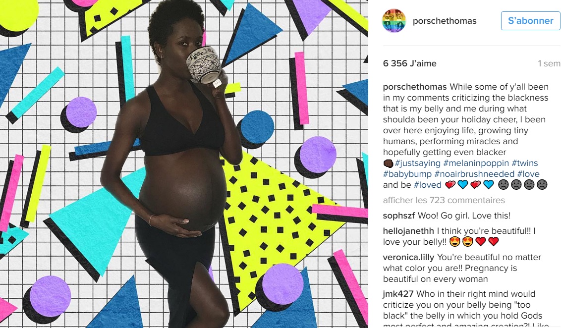 future-maman-poste-photo-instagram-propos-racistes-reponse