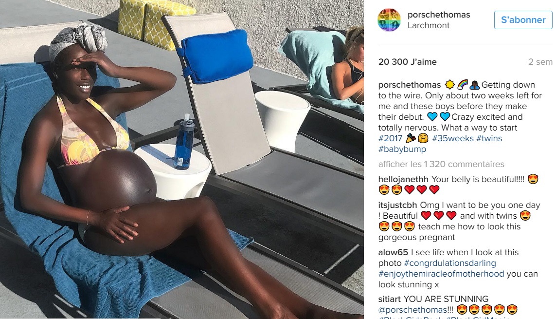 future-maman-poste-photo-instagram-propos-racistes