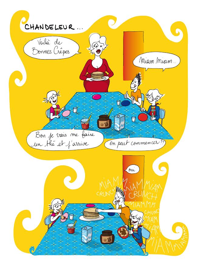 la chandeleur en famille