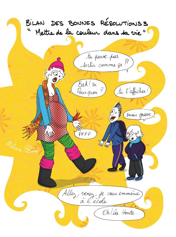 melanie body bonnes resolutions illustration