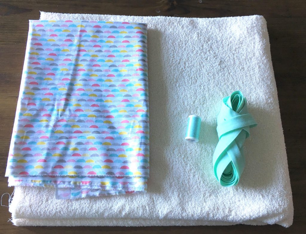 DIY d'une maman pour une sortie de bain avec son gant de toilette (1)