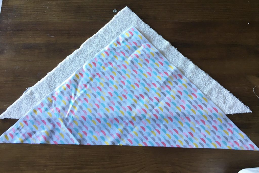 DIY d'une maman pour une sortie de bain avec son gant de toilette (2)