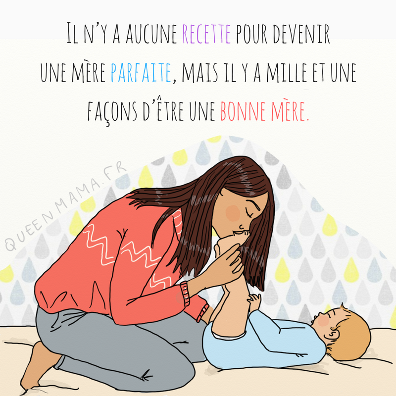 dessin sur la grossesse et la vie de maman de queen mama (1)
