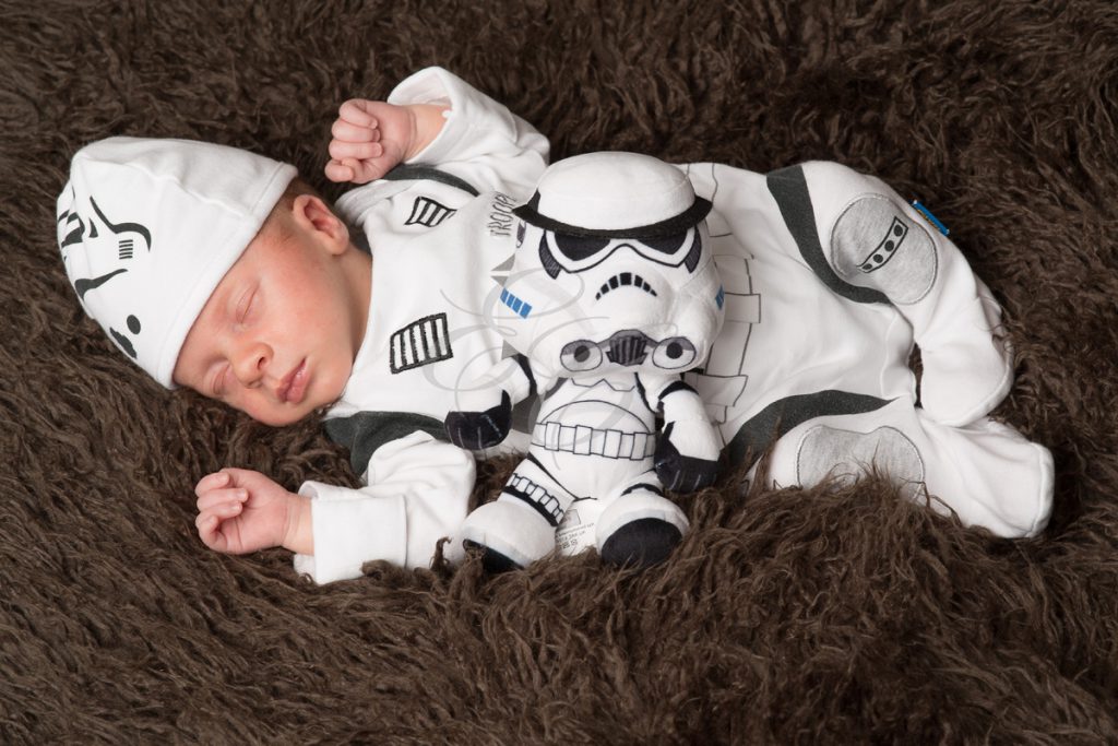 Bébé déguisé en Stormtroopers