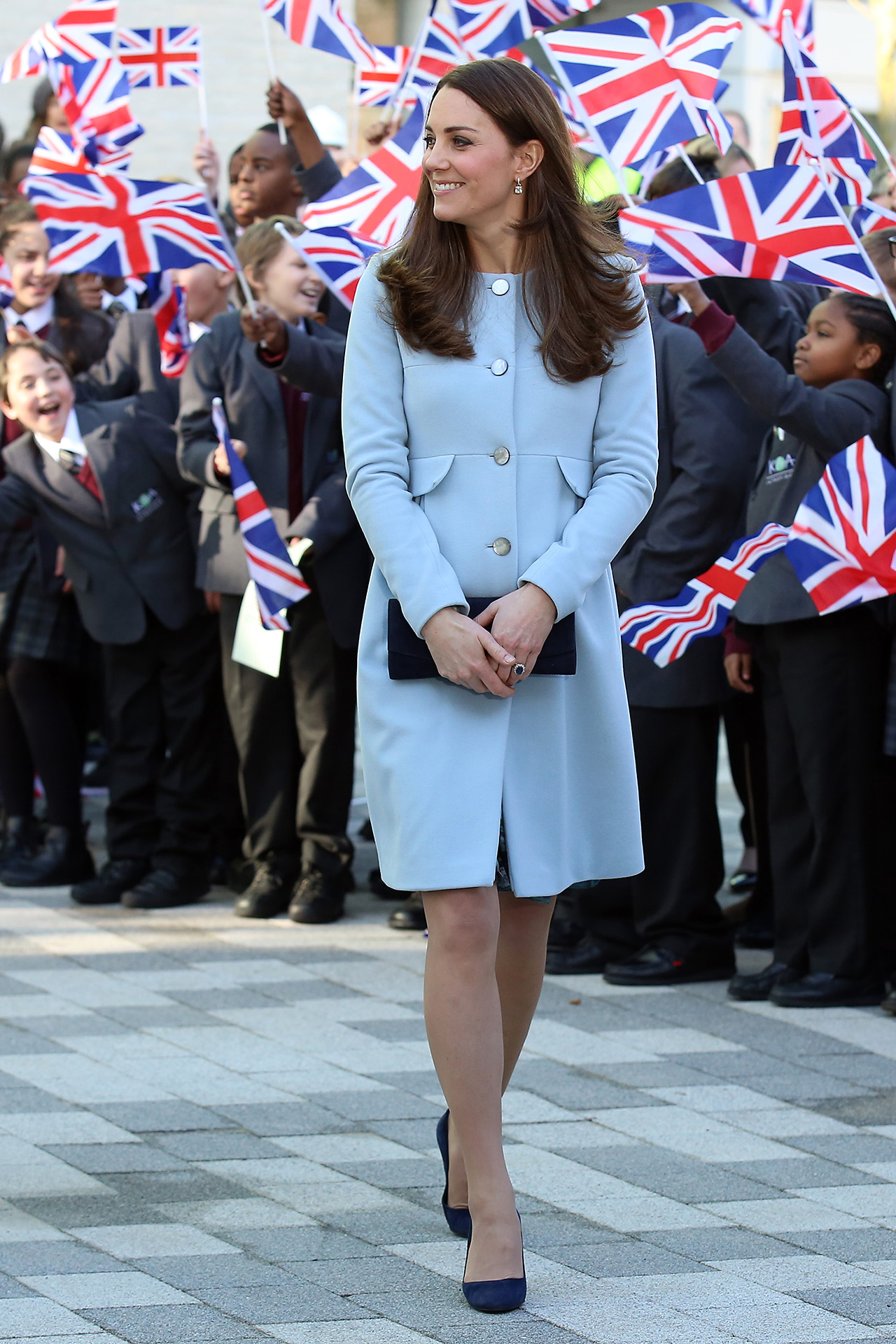 The Duchess Of Cambridge Opens The Kensington Leisure Centre And Aldridge Academy