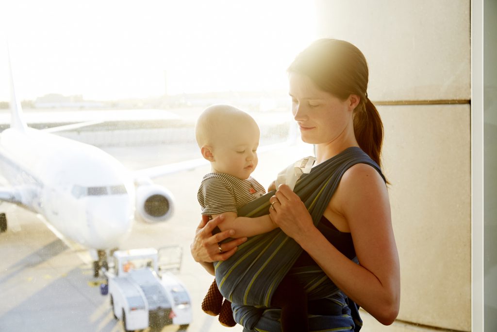 voyager en avion avec bébé-neuf mois